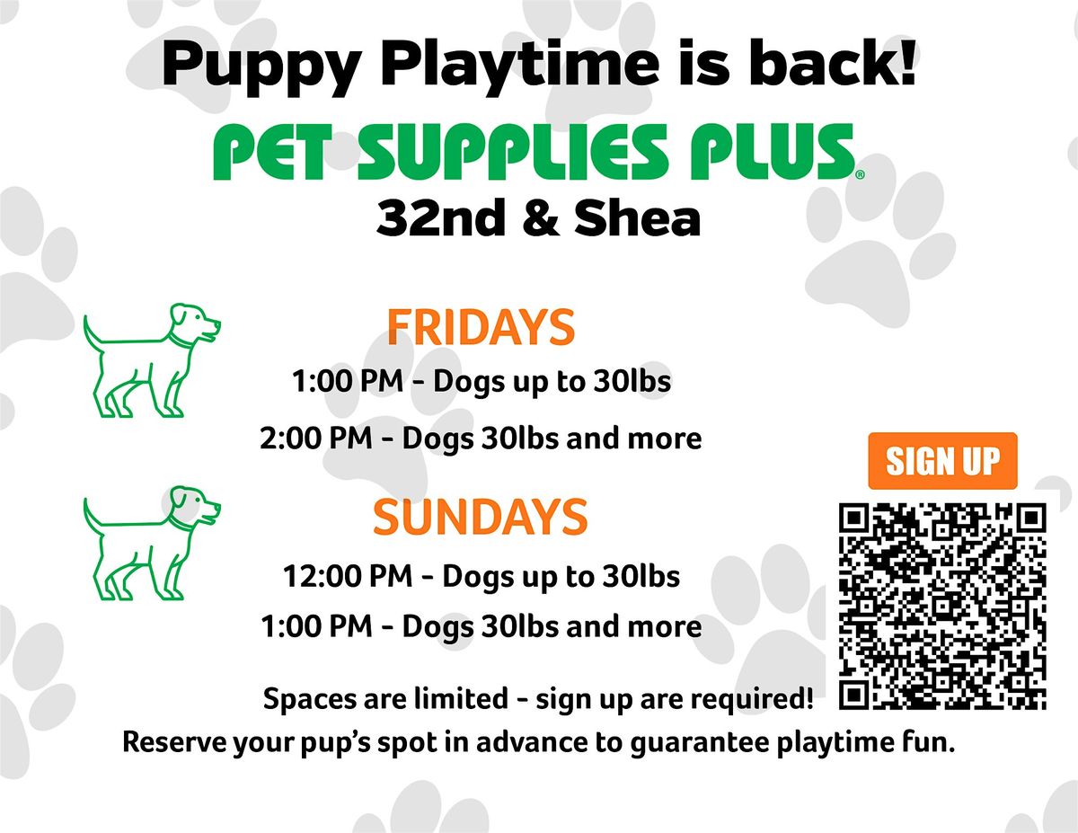 Puppy Play Time at Pet Supplies Plus! | Event in Phoenix | AllEvents