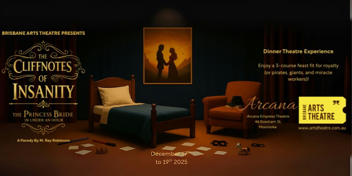 The Cliffnotes of Insanity - 19 Dec 2025, 19 December | Event in Moorooka | AllEvents