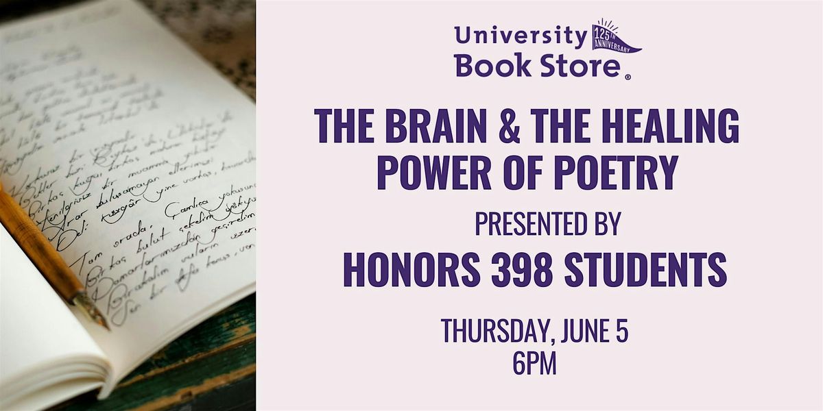 University Book Store & Honors 398 Students Present A Night of Poetry, 5 June | Event in Seattle | AllEvents