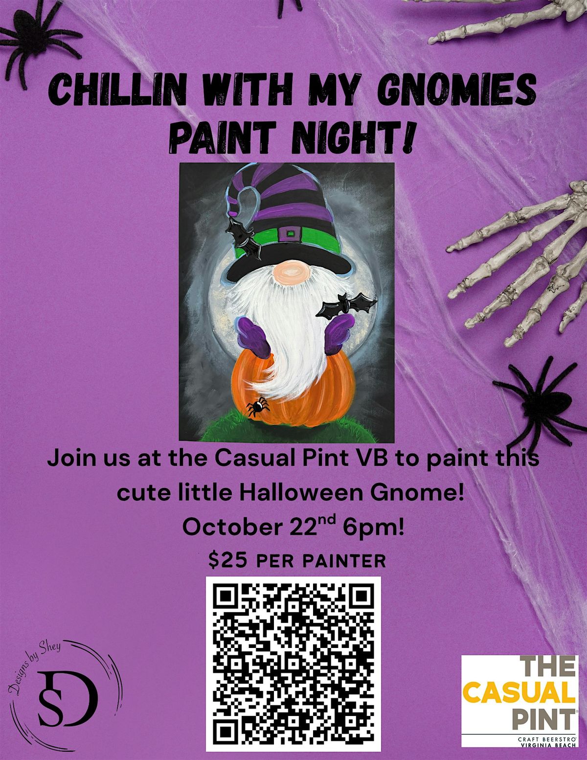 Halloween Gnome Paint Night at The Casual Pint VB, 22 October | Event in Virginia Beach | AllEvents