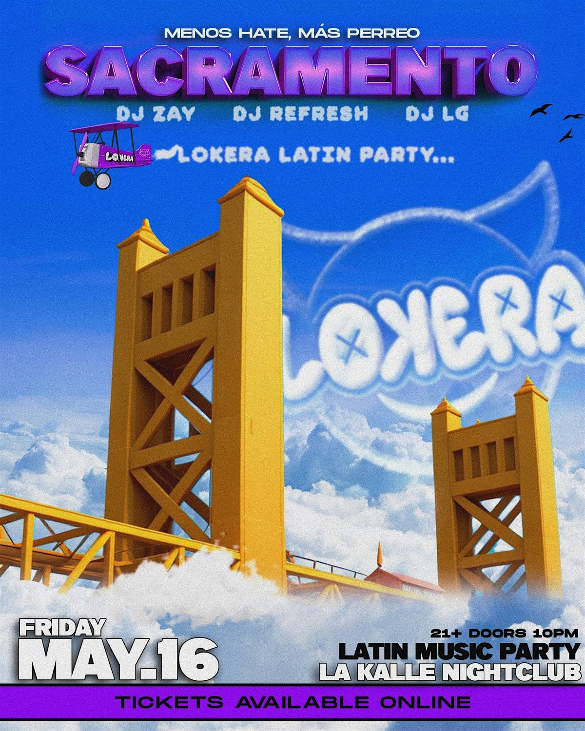 LOKERA LATIN PARTY, 16 May | Event in Sacramento | AllEvents