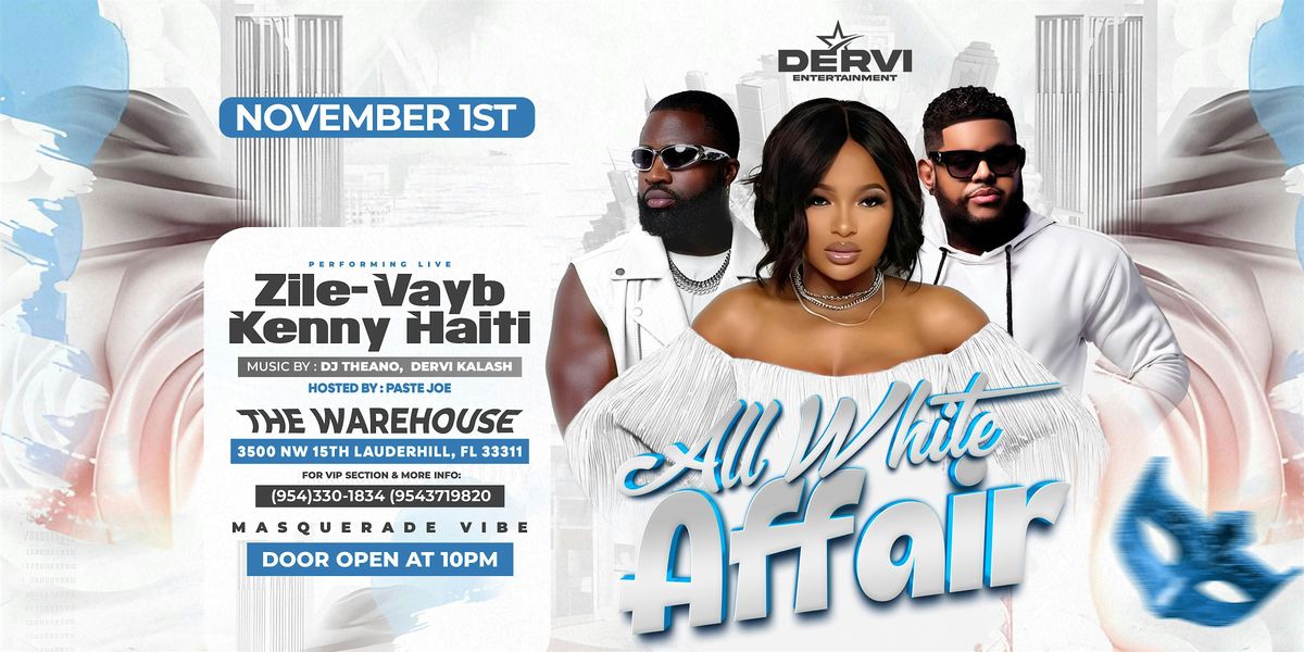 All White Affair Performance By (Zile,  Vayb  & Kenny Haiti), 1 November | Event in Lauderhill | AllEvents
