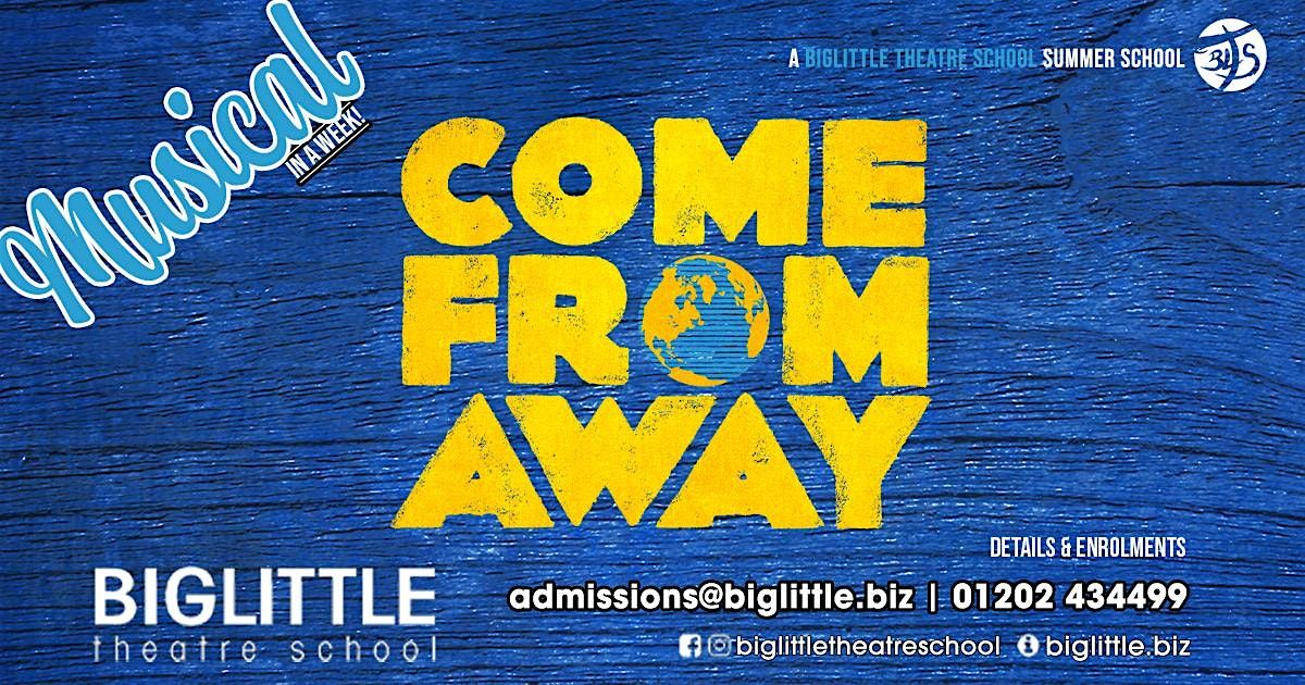 COME FROM AWAY - Summer School in Bournemouth (Year 10 and above.), 3 August | Event in Bournemouth | AllEvents