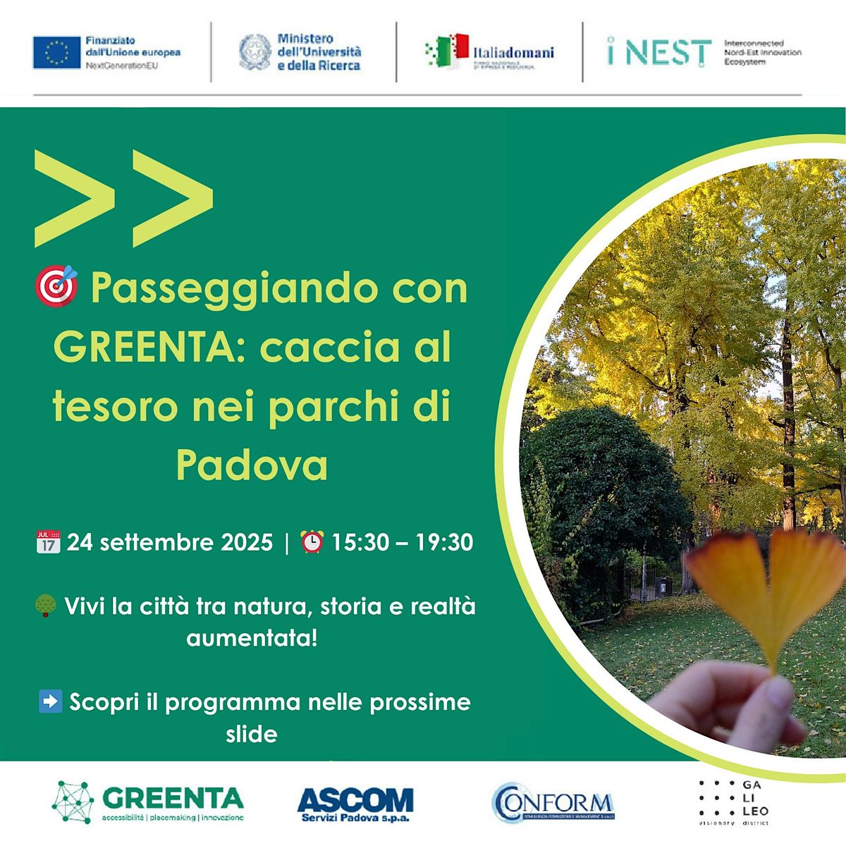 Passeggiando con Greenta, 24 September | Event in Padova | AllEvents