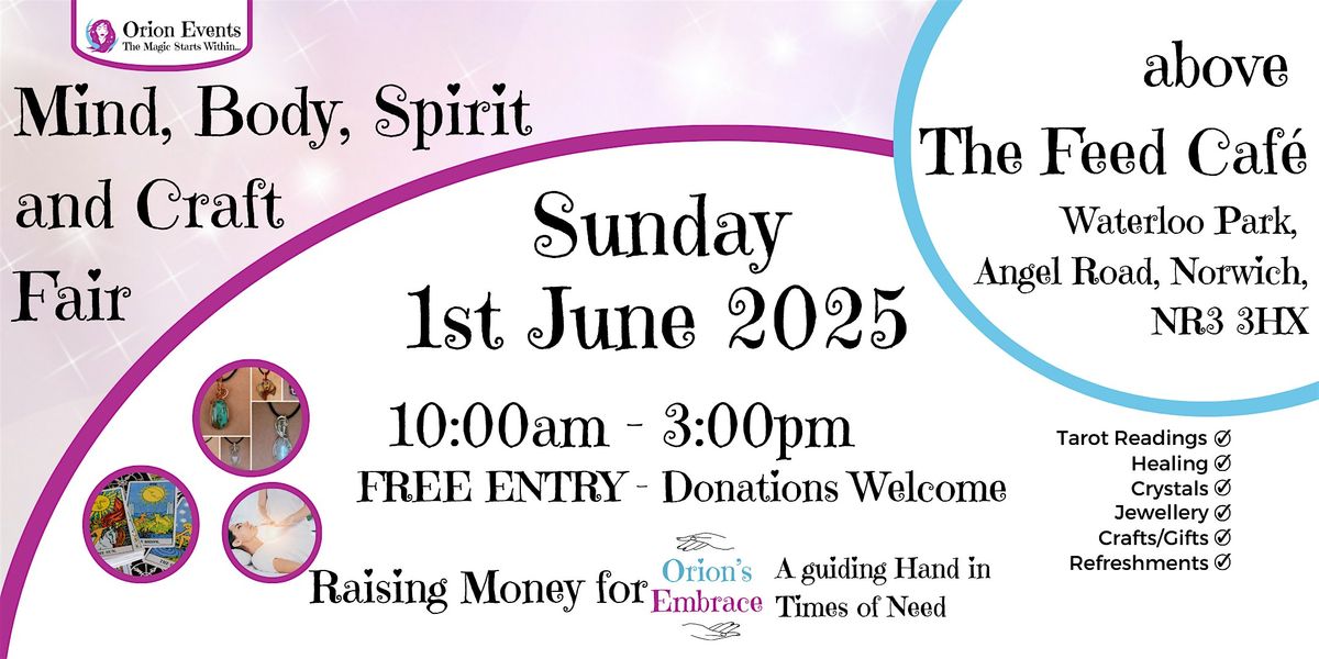 Spiritual Wellness and Craft Fair, 1 June | Event in Norwich | AllEvents