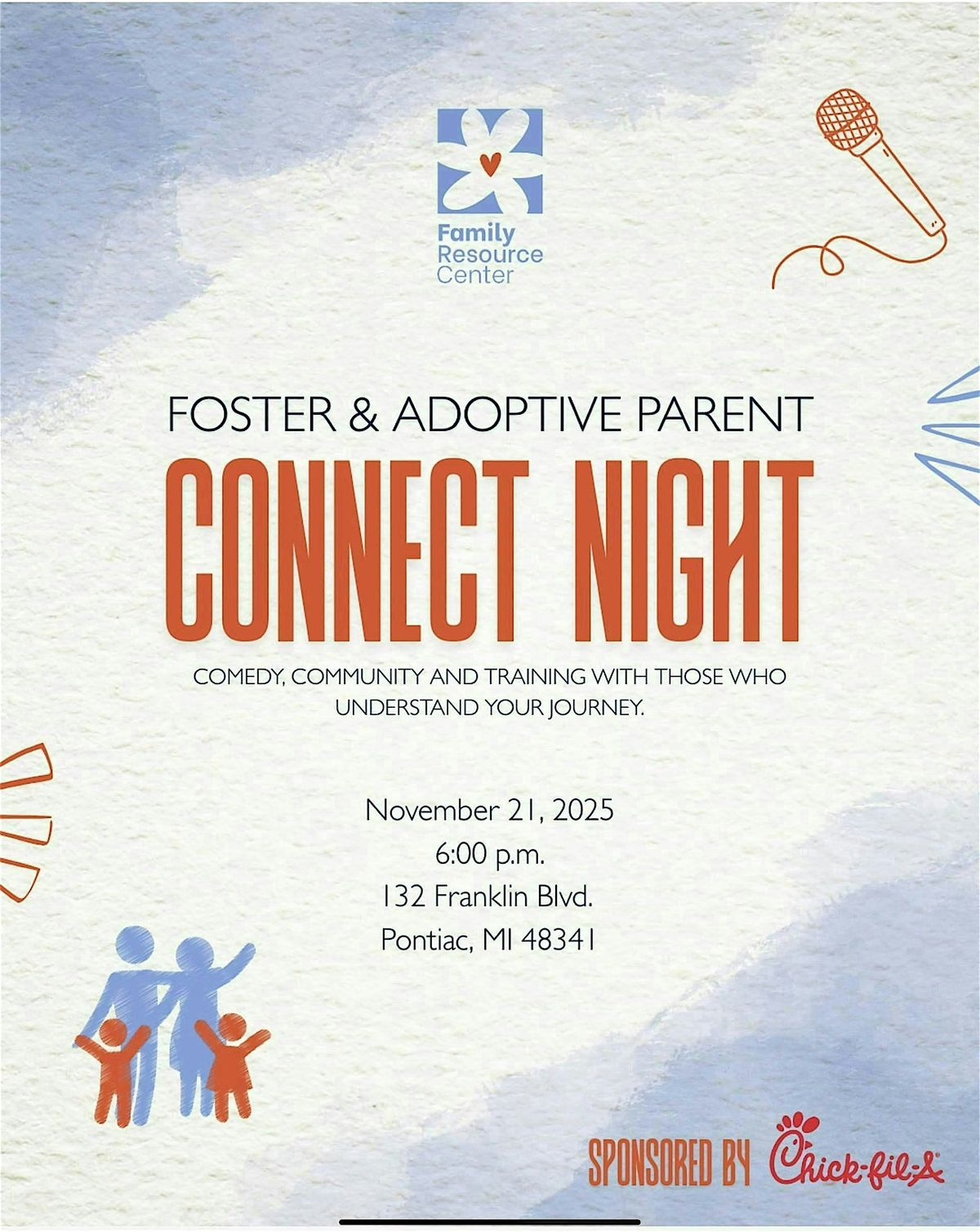 Foster + Adoptive Parent Connect Night, 21 November | Event in Pontiac | AllEvents
