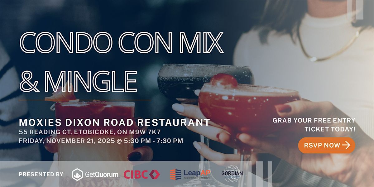 Condo Conference Mix & Mingle | Event in Toronto | AllEvents