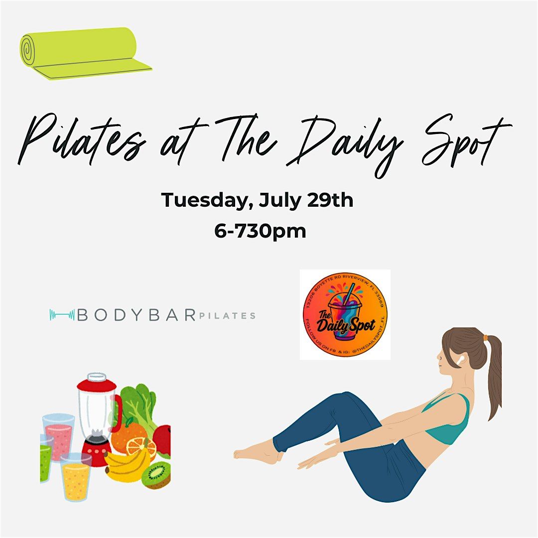 Mat Pilates class at The Daily Spot, 29 July | Event in Riverview | AllEvents