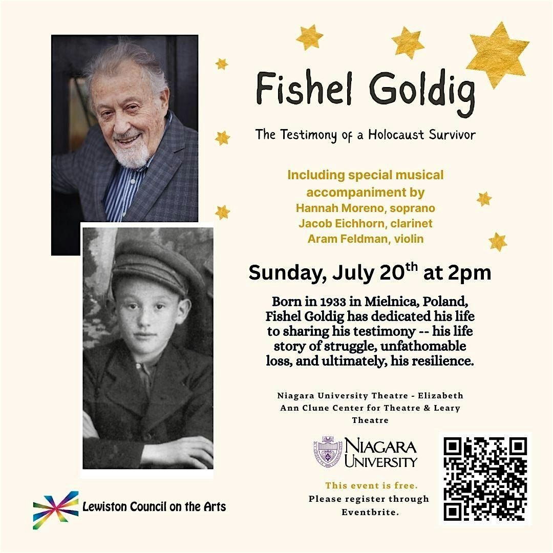 Fishel Goldig; the testimony of a Holocaust survivor, 20 July | Event in Niagara University | AllEvents