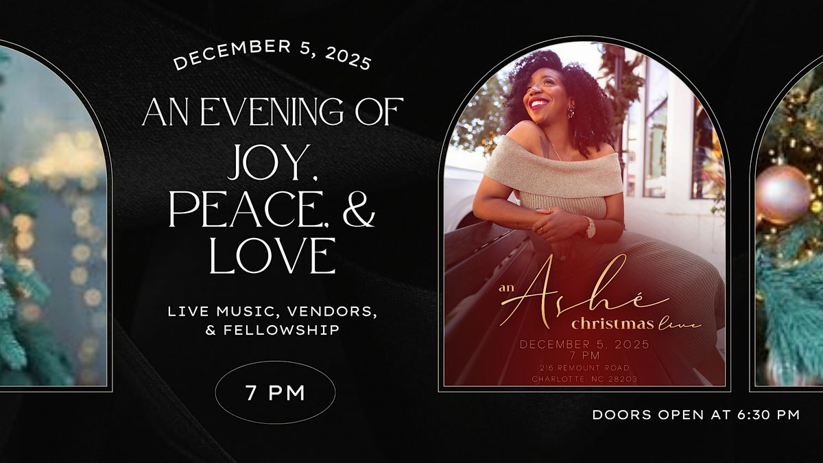 An Ashé Christmas Live, 5 December | Event in Charlotte | AllEvents