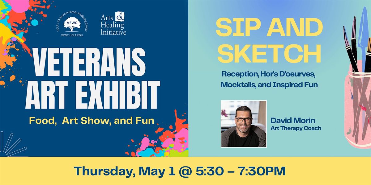 Sip & Sketch and Veterans Art Exhibit | Event in Los Angeles | AllEvents