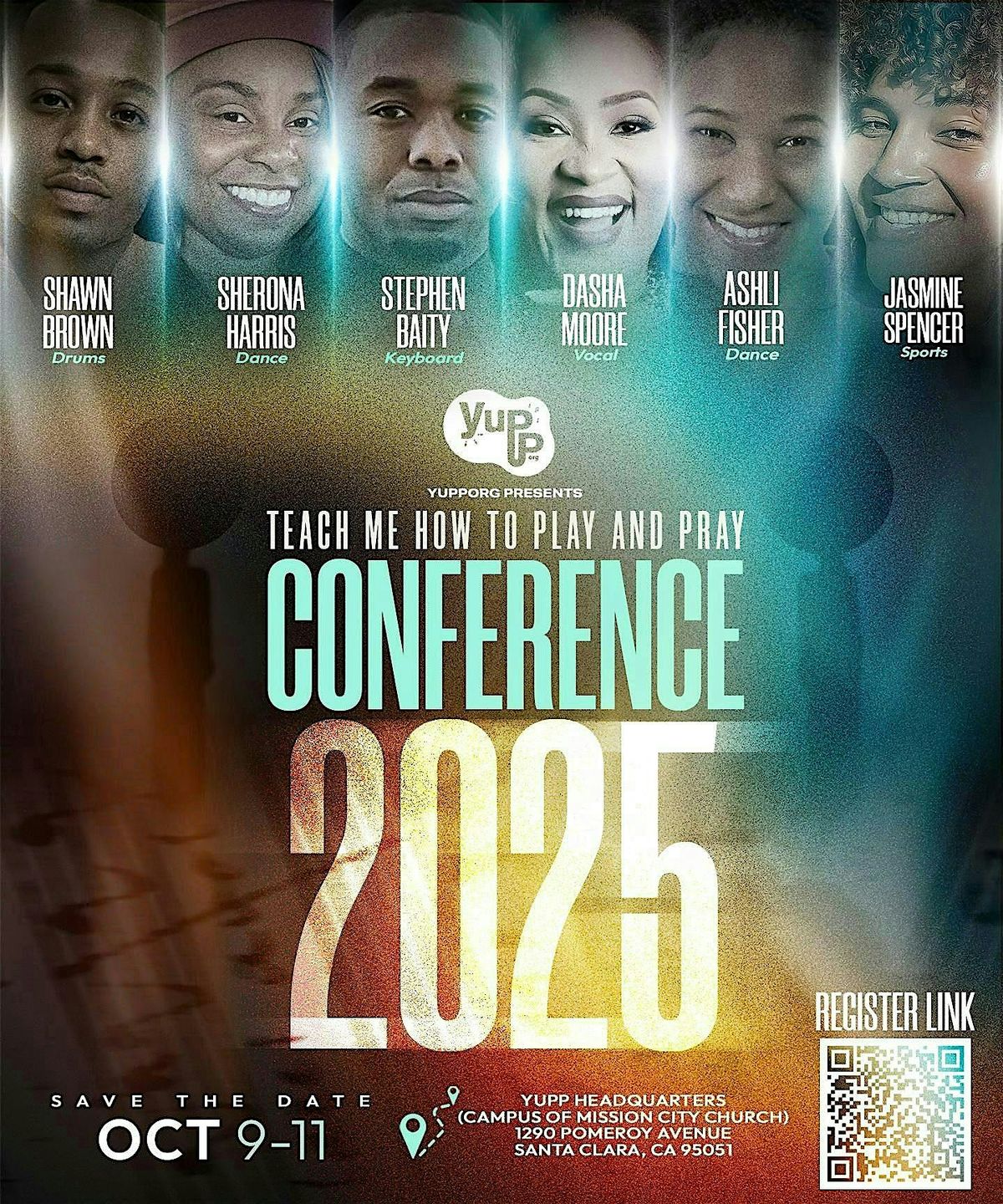 YUPP ORG Presents: Teach Me How to Play and Pray Conference 2025, 9 October | Event in Santa Clara | AllEvents