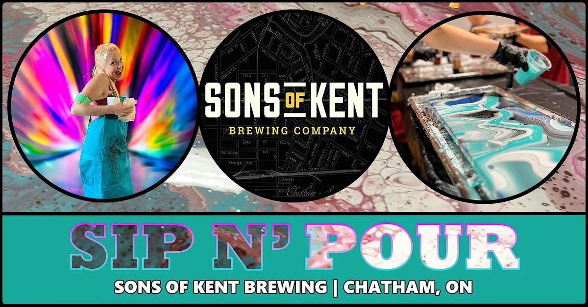 Acrylic Pour Workshop at Sons of Kent Brewing | CHATHAM, 4 December | Event in Chatham | AllEvents
