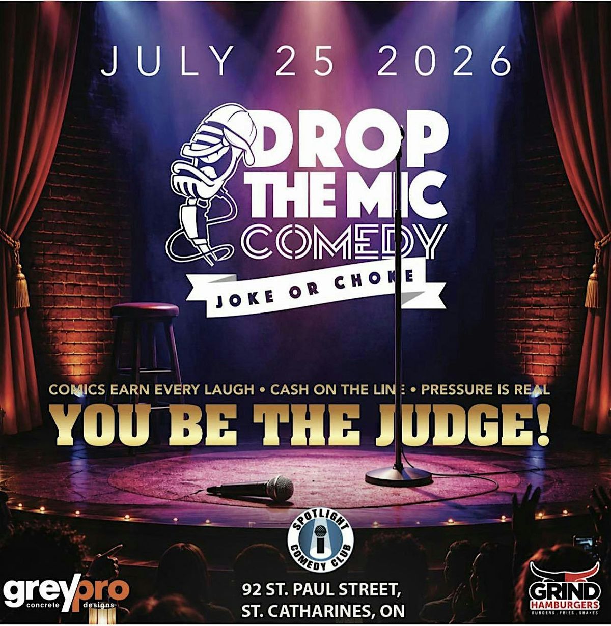 Drop The Mic: Joke or Choke St. Catharine's Addition