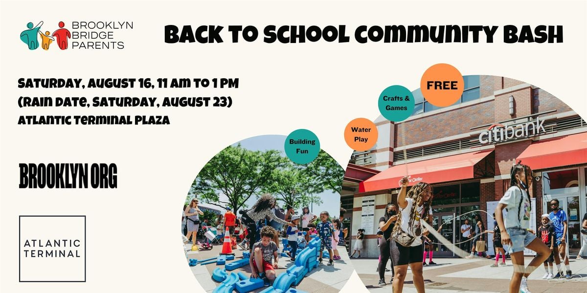 Back to School Community Bash, 16 August | Event in Brooklyn | AllEvents