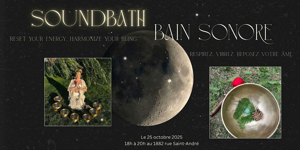 Divine Resonance Sound Bath/ Bain Sonore, 25 October | Event in Montréal | AllEvents