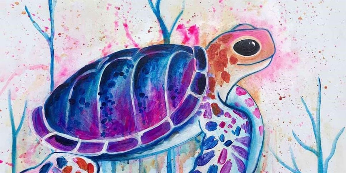 Serene Sea Turtle - Paint and Sip by Classpop!™, 6 June | Event in Gilbert | AllEvents
