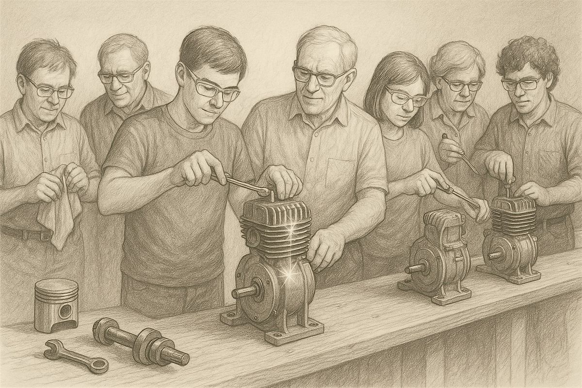 Small Engine disassembly.  Fun with wrenches and rags., 27 July | Event in Manchester | AllEvents