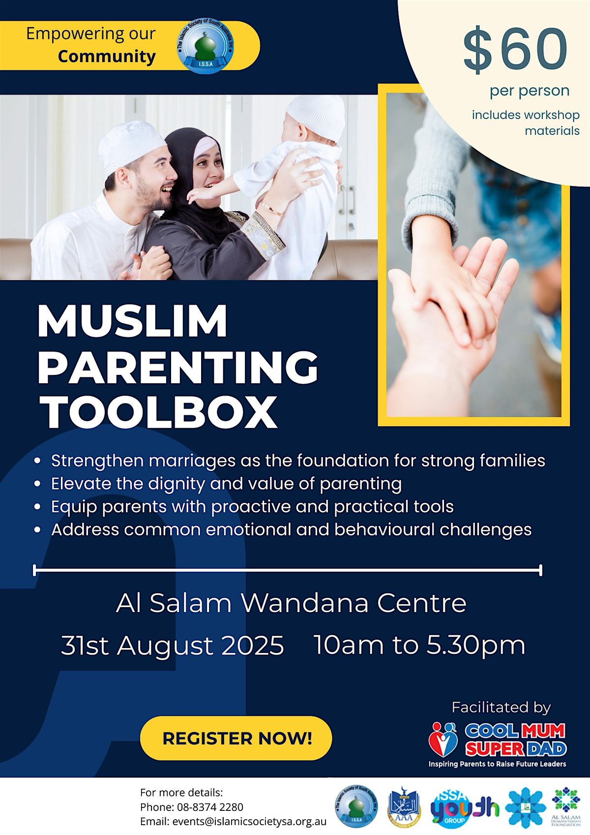 Muslim Parenting ToolBox, 31 August | Event in Gilles Plains | AllEvents