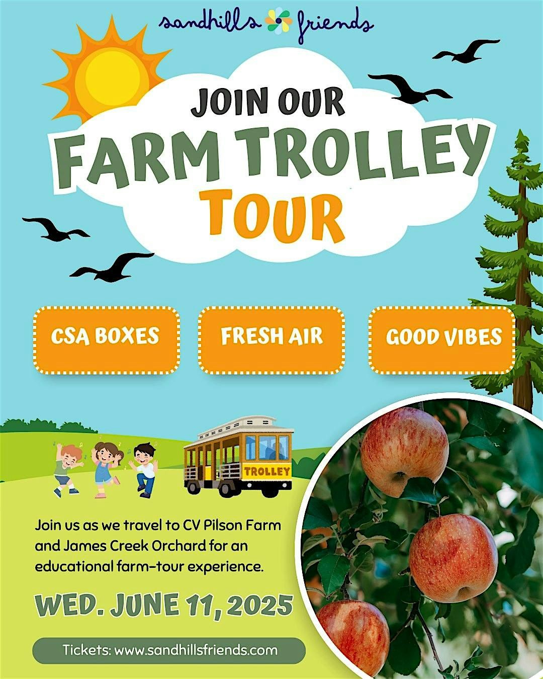 Farm Trolley Tour: Explore CV Pilson Farm & James Creek Orchard, 11 June | Event in Carthage | AllEvents