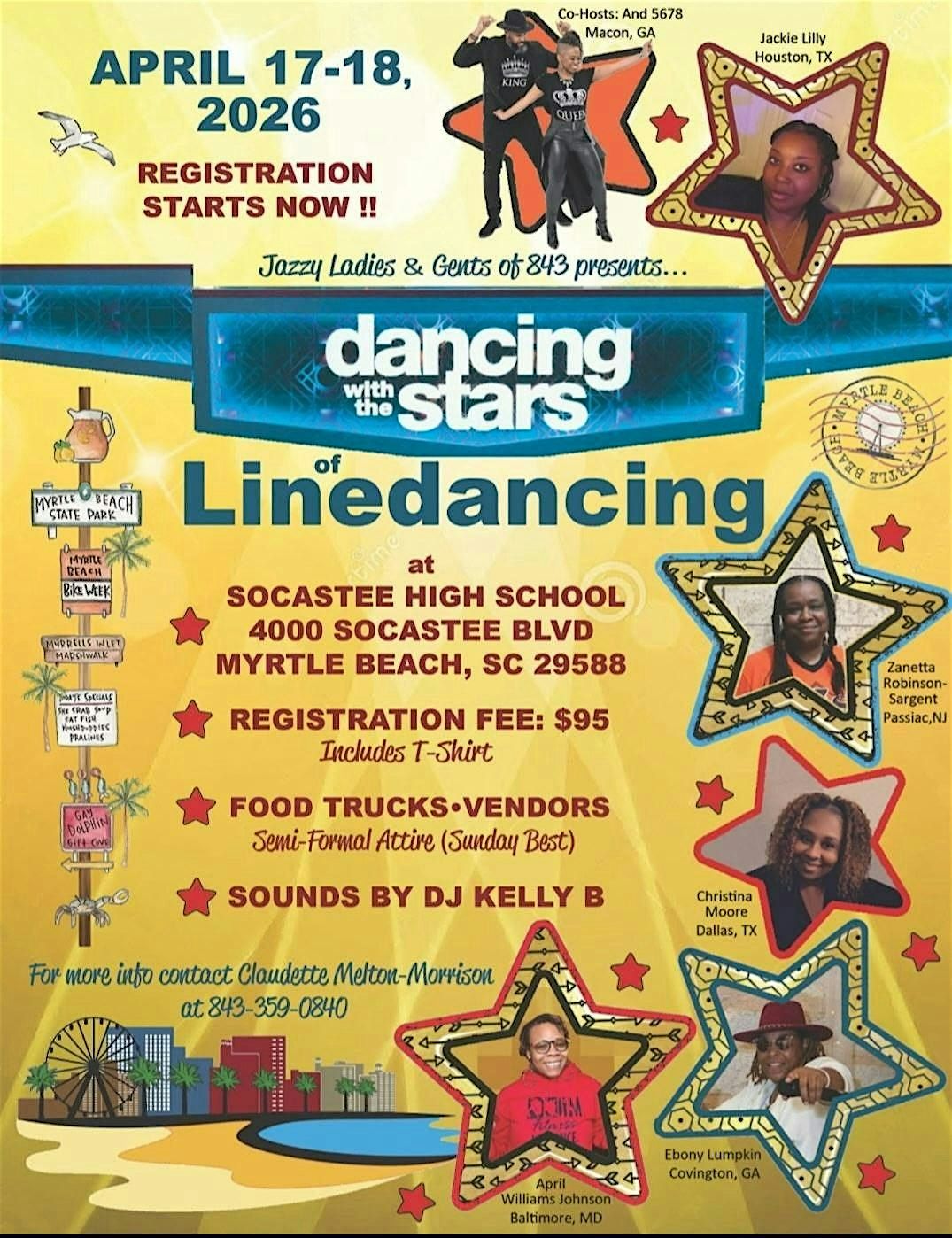 Dancing with the Stars of Line Dancing, 17 April | Event in Myrtle Beach | AllEvents
