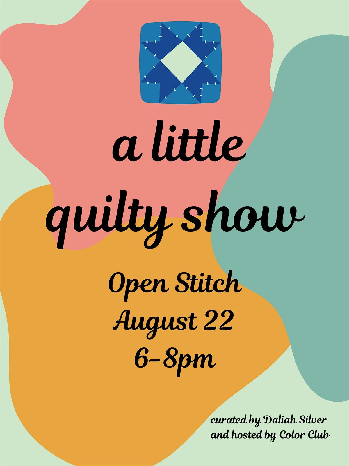 a little quilty show: open stitch night, 22 August | Event in Chicago | AllEvents
