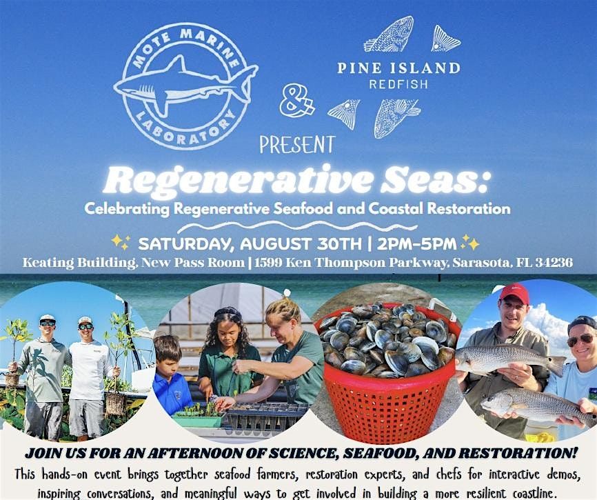 Regenerative Seas: Celebrating Regenerative Seafood and Coastal Restoration, 30 August | Event in Sarasota