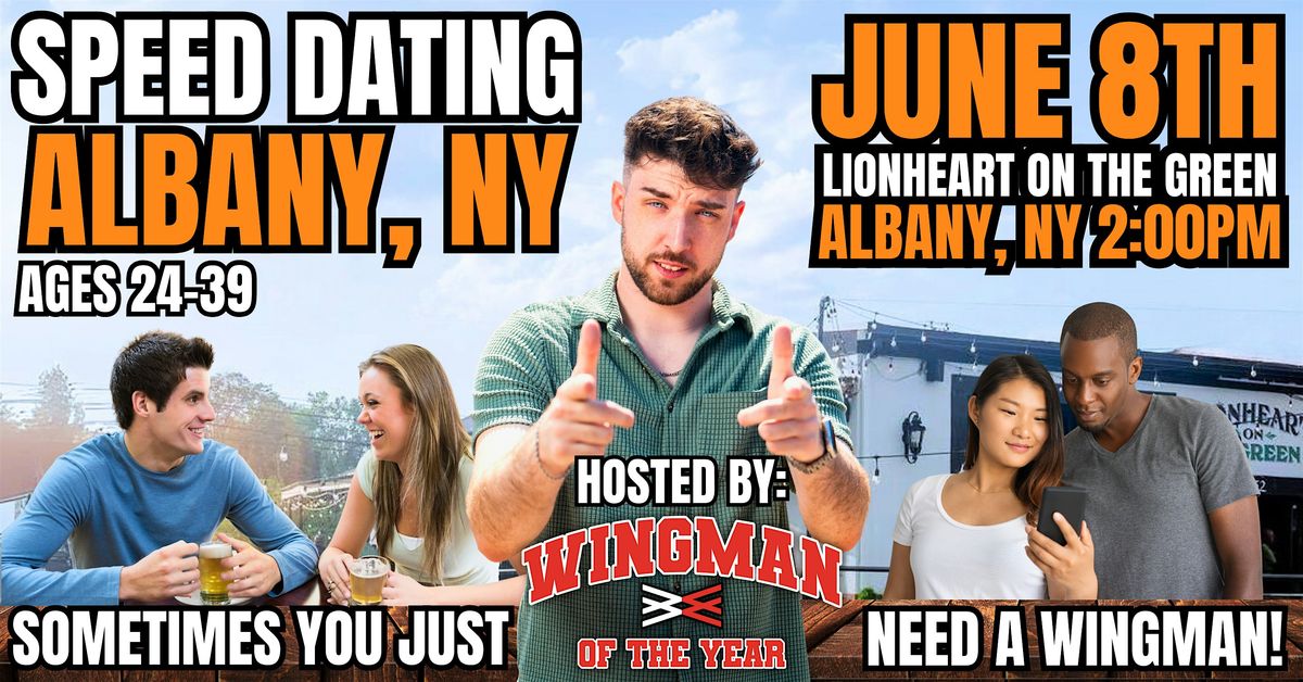 Speed Dating With Wingman Of The Year: Albany, NY, 8 June | Event in Albany | AllEvents