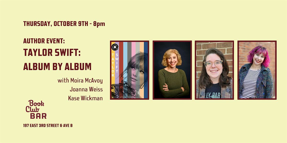 AUTHOR & BOOK EVENT: "Taylor Swift: Album by Album", 9 October | Event in New York | AllEvents