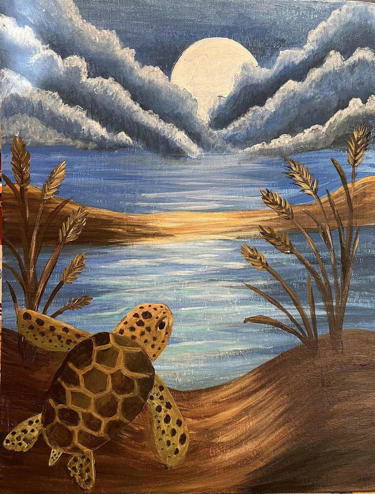 Turtle at Twilight - Paint Night, 12 August | Event in Novato | AllEvents