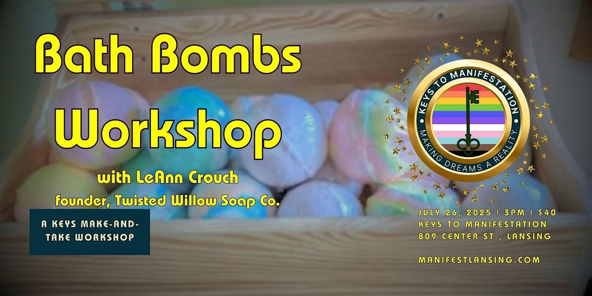 Bath Bombs Workshop with LeAnn Crouch, 26 July | Event in Lansing | AllEvents
