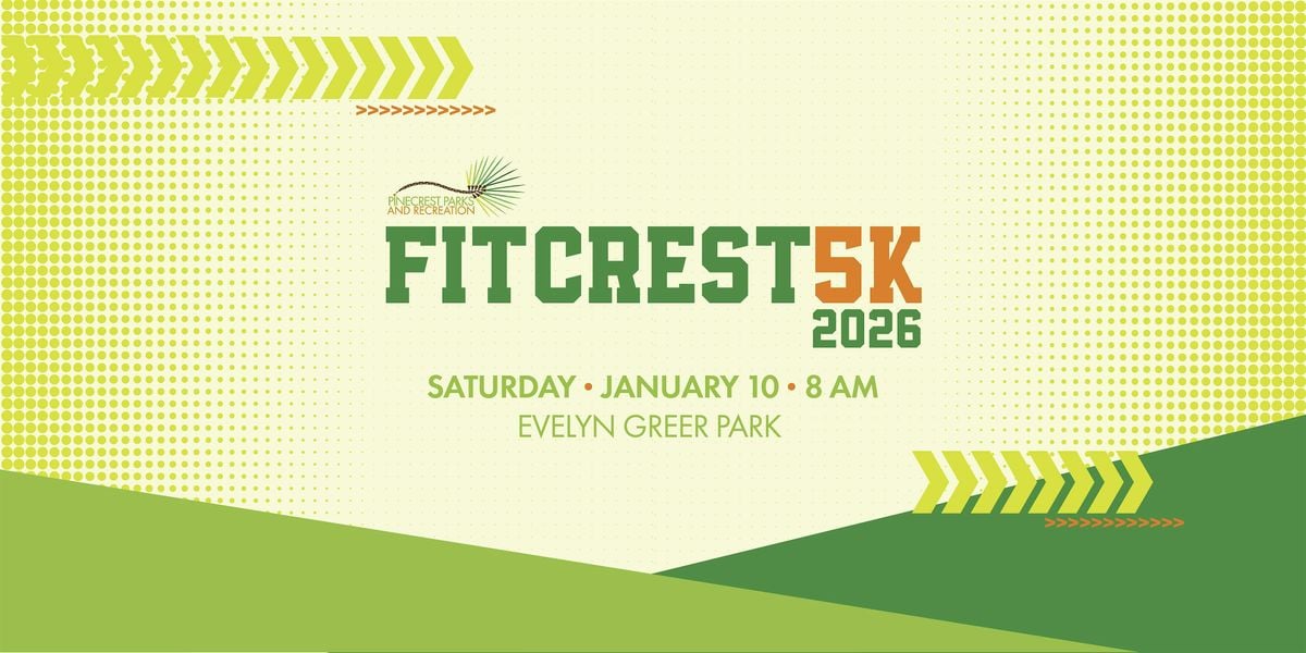 FitCrest 5K powered by Baptist Health, 10 January | Event in Pinecrest | AllEvents