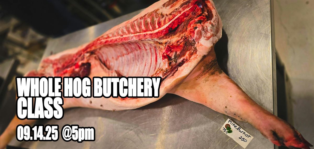 Whole Hog Butchery Class with Chef Bruce Wieszala, 14 September | Event in Buffalo | AllEvents