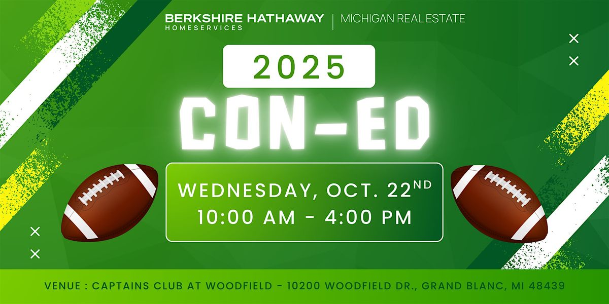 2025 Con-Ed with Brian Westrin, Matt Mansfield and Barbara McClure!, 22 October | Event in Grand Blanc Township