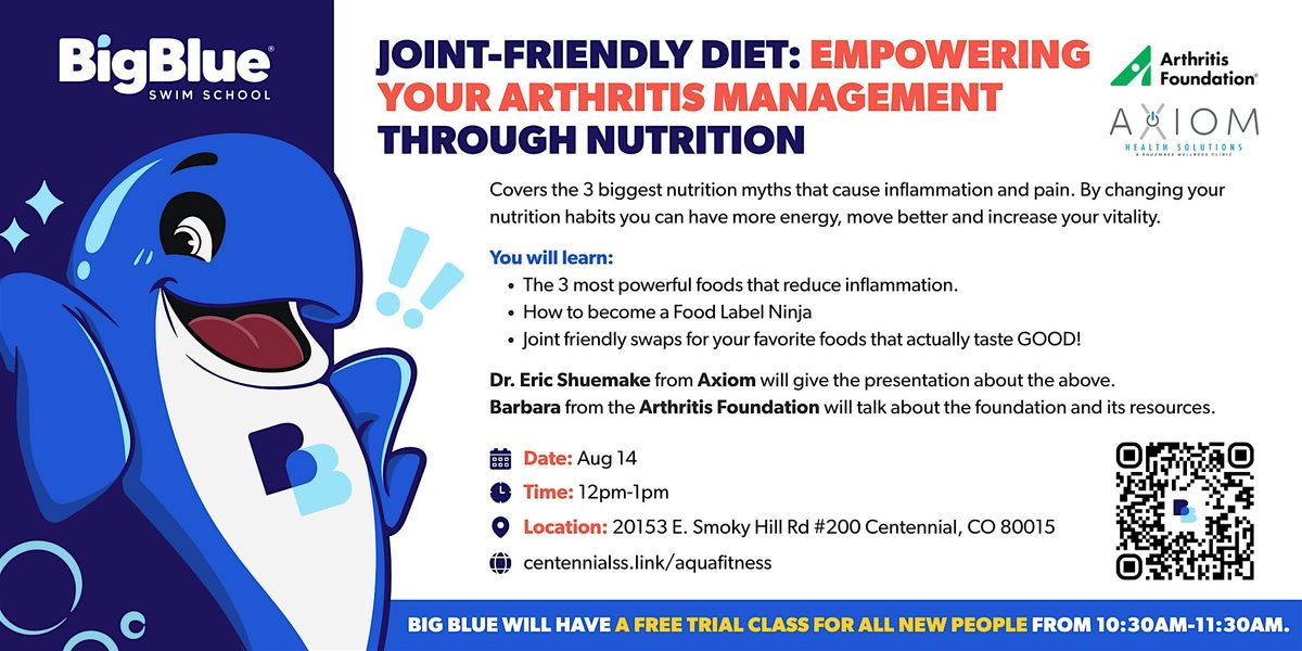 Unlock the Power of Joint-Friendly Nutrition, 14 August | Event in Centennial | AllEvents