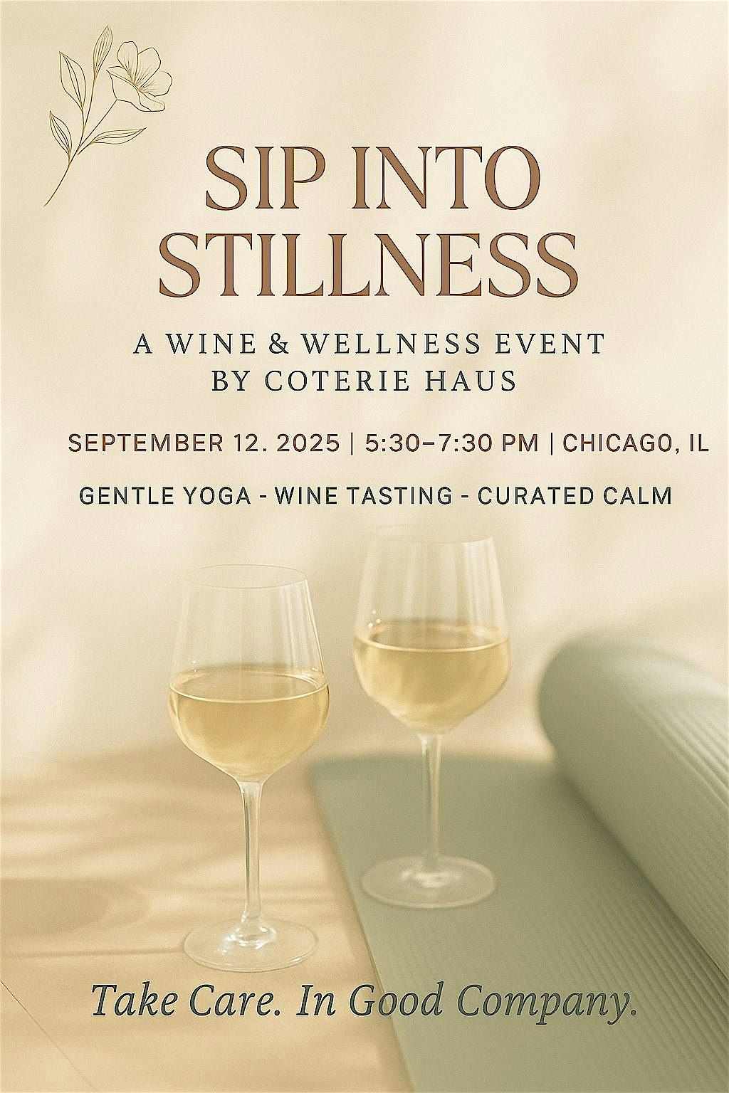 Sip into Stillness, 12 September | Event in Chicago | AllEvents