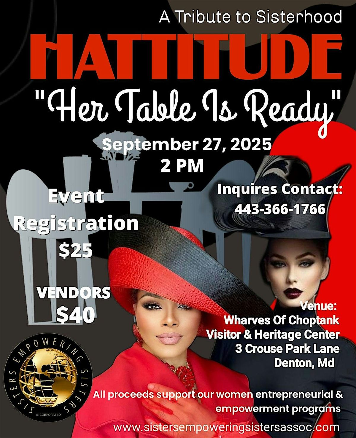 "HATTITUDE - Her Table is Ready", 27 September | Event in Denton | AllEvents