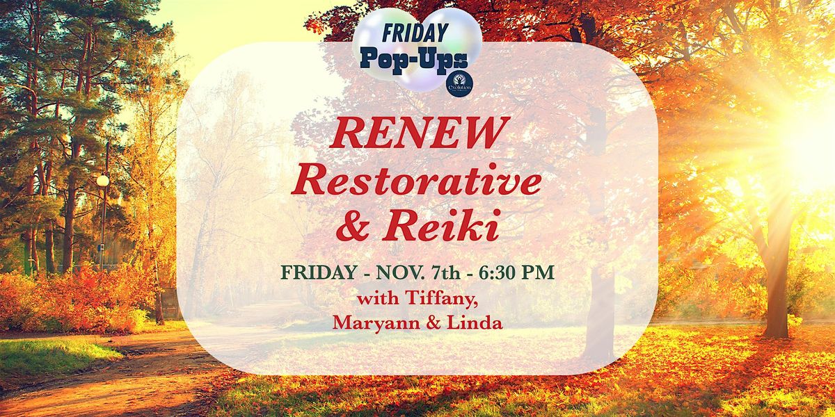 RENEW Restorative Yoga & Reiki, 7 November | Event in Newington | AllEvents