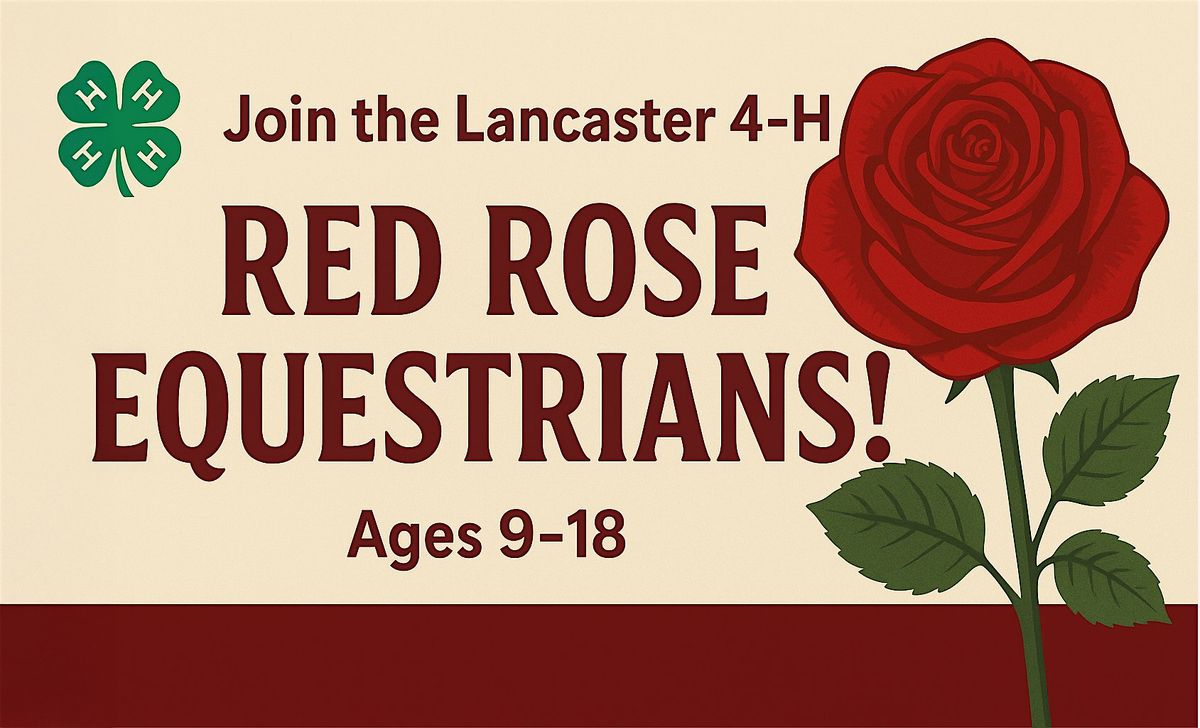 2025-2026 Lancaster 4-H Red Rose Equestrians Club | Event in Lancaster | AllEvents