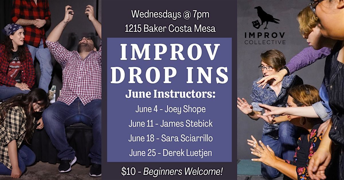 Weekly Improv Drop-In Class! , 25 June | Event in Costa Mesa | AllEvents
