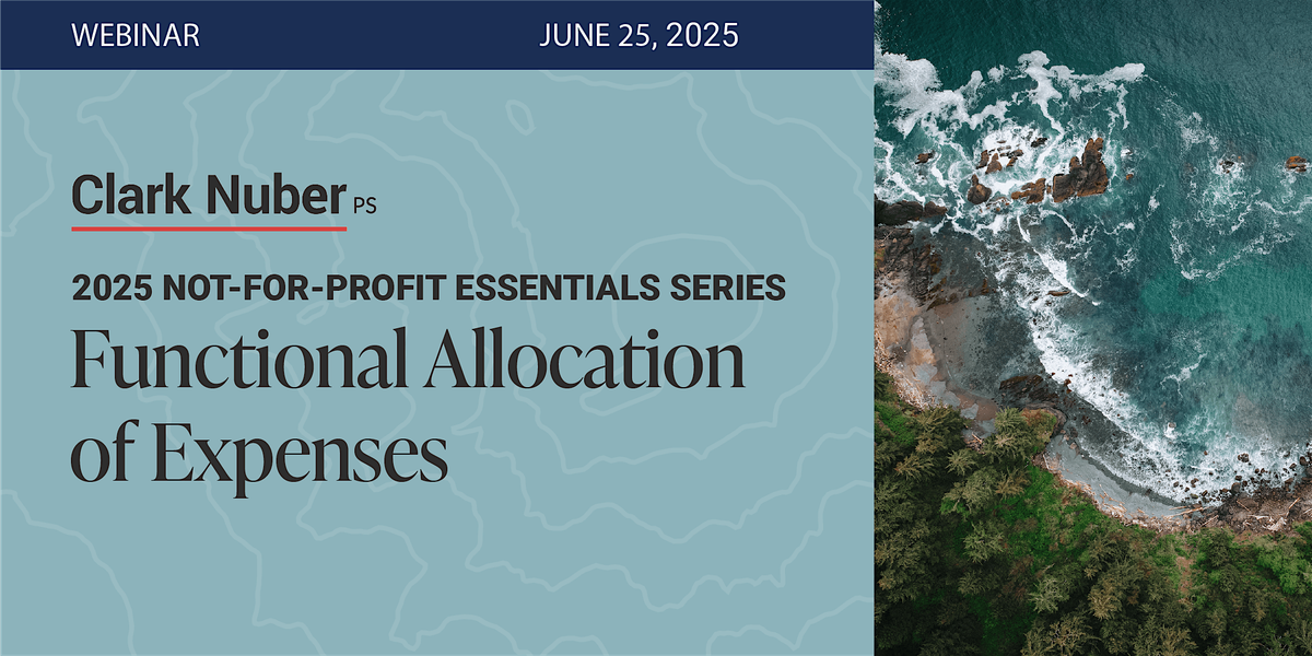 Functional Allocation of Expenses, 25 June | Online Event | AllEvents