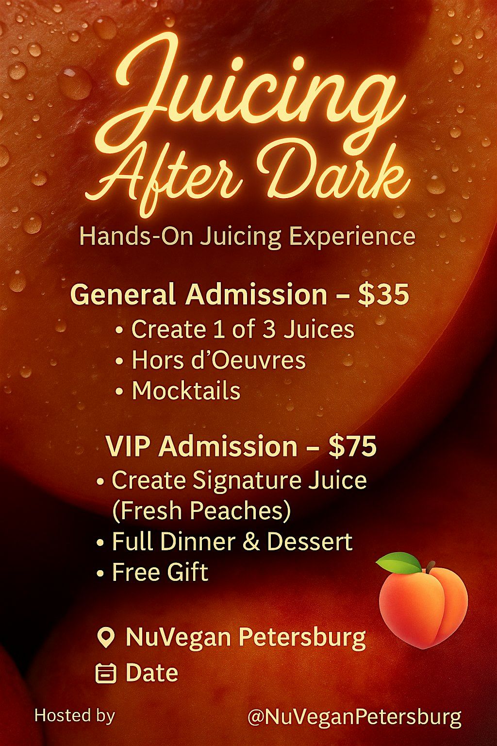 Juicing After Dark - Act 2, 17 October | Event in Petersburg | AllEvents