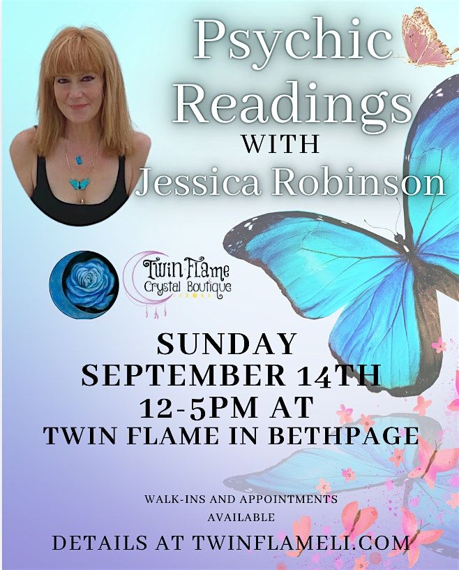 Psychic Readings with Jessica Robinson, 12 October | Event in Bethpage | AllEvents
