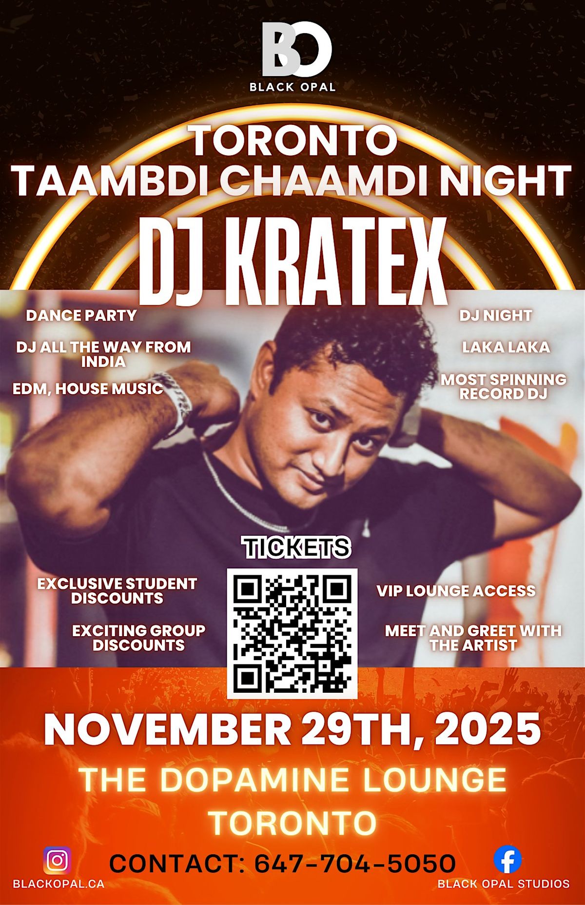 Most awaited Dance Party of the Year Ft. DJ Kratex, 29 November | Event in Toronto | AllEvents