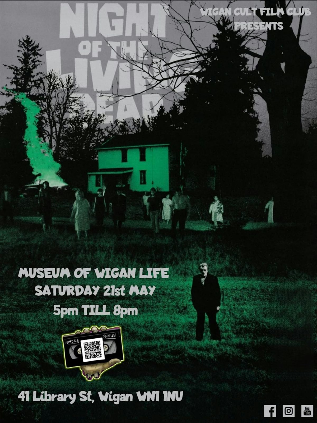 Movie In The Museum - Night Of The Living Dead, 21 June | Event in Wigan | AllEvents