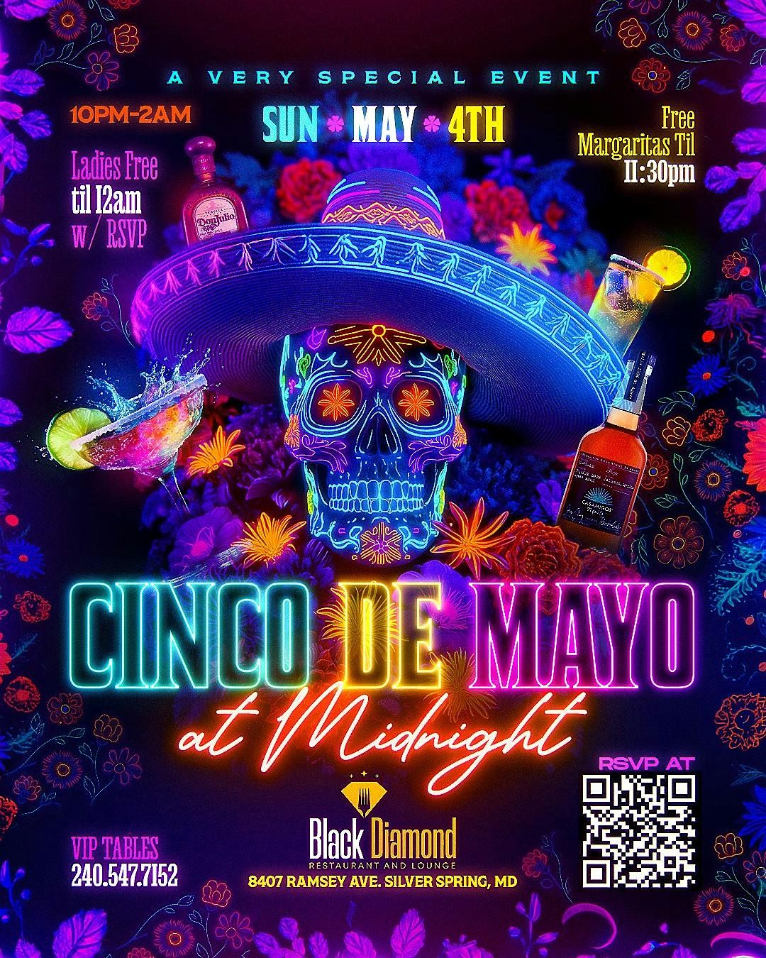 Cinco De Mayo Sunday @ Black Diamond {Free Margaritas & More}, 4 May | Event in Silver Spring | AllEvents