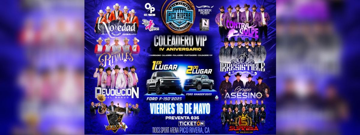 LA NOVEDAD NORTEÑA, CONTRA GOLPE Y MAS, 16 May | Event in Pico Rivera | AllEvents