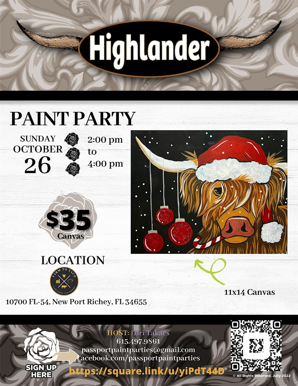 10.26.25 Holiday Highlander at Farm to Taco, 26 October | Event in New Port Richey | AllEvents
