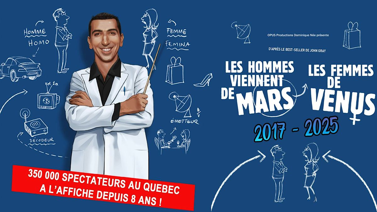 LES HOMMES VIENNENT DE MARS LES FEMMES DE VENUS | Event in Montréal | AllEvents