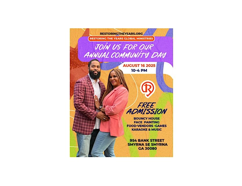 Community Day Block Party, 16 August | Event in Smyrna | AllEvents